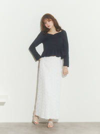 カシュクールシャツブラウス