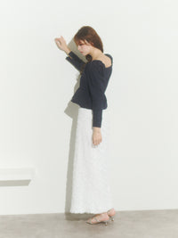 カシュクールシャツブラウス