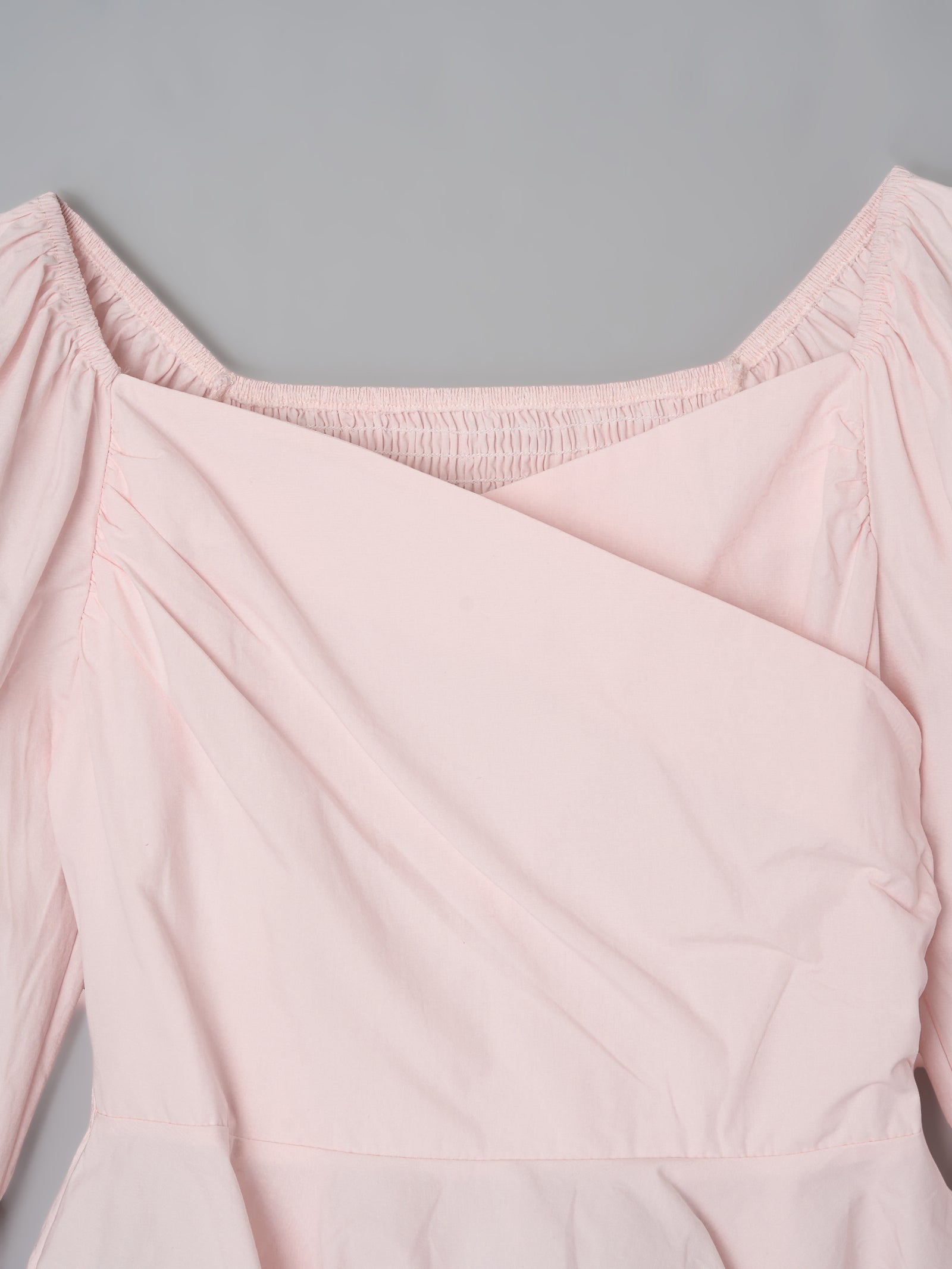 カシュクールシャツブラウス