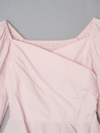 カシュクールシャツブラウス