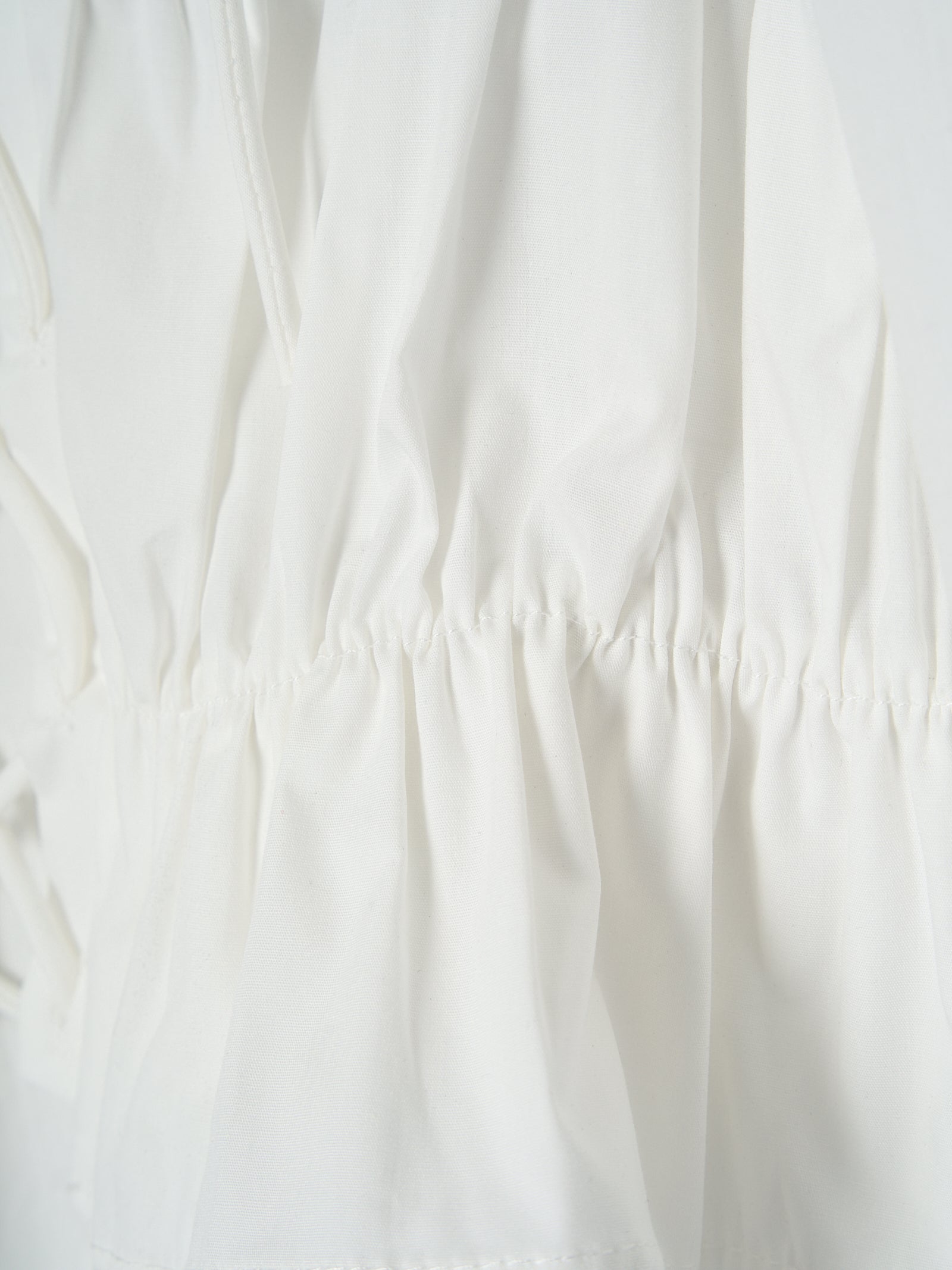 レースアップリボンブラウス