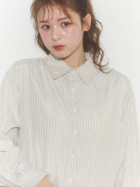 ストライプチュニックワンピース