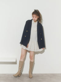 ストライプチュニックワンピース