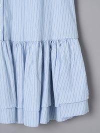 ストライプチュニックワンピース