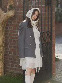 ラッフルチュニックワンピース