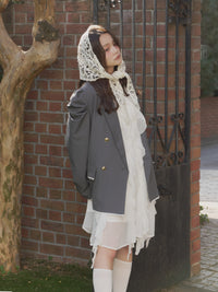 ラッフルチュニックワンピース