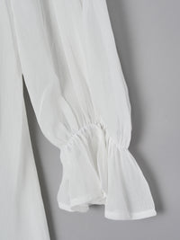 ラッフルチュニックワンピース