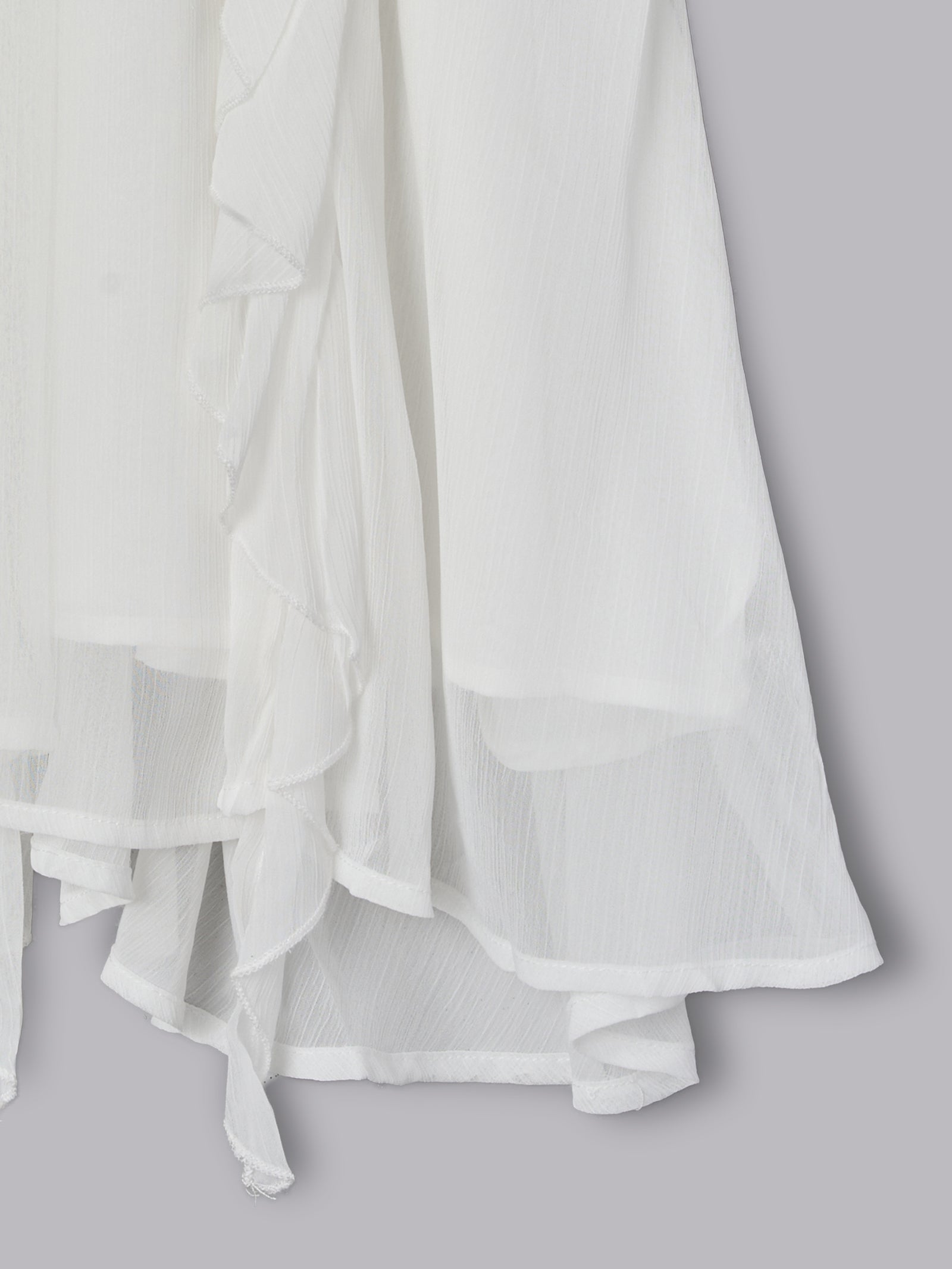 ラッフルチュニックワンピース