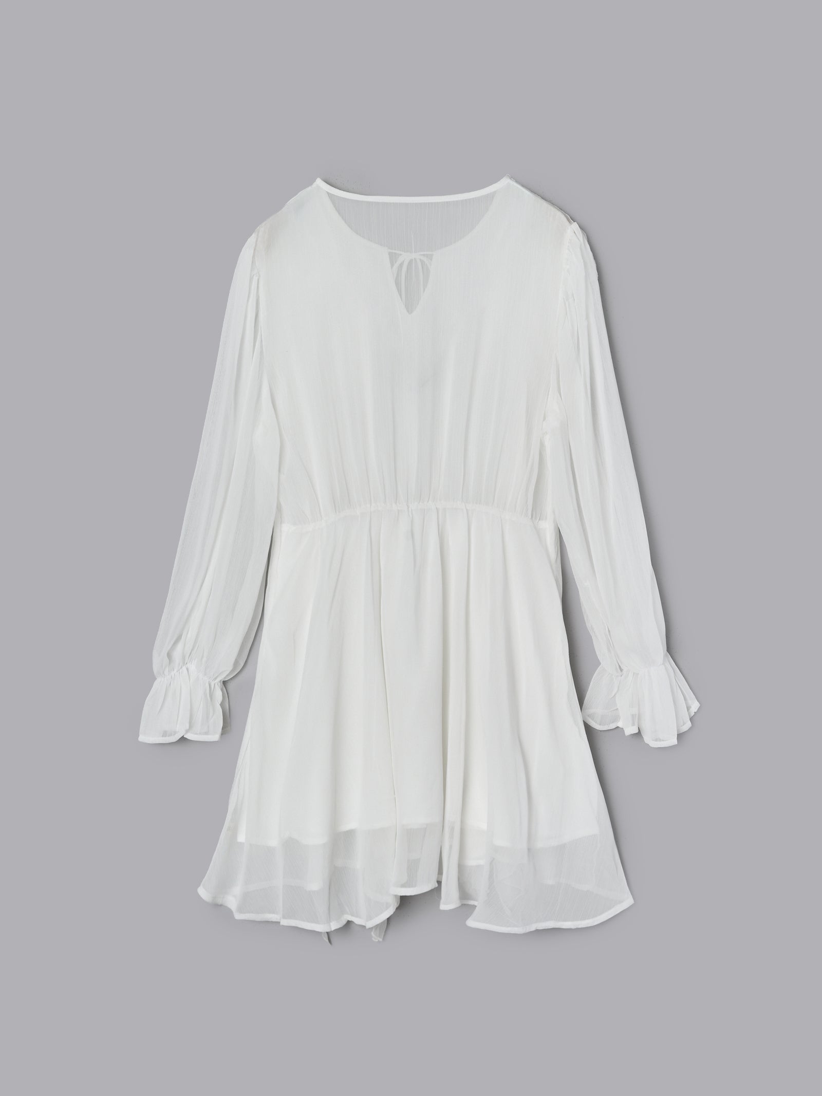 ラッフルチュニックワンピース