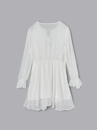 ラッフルチュニックワンピース