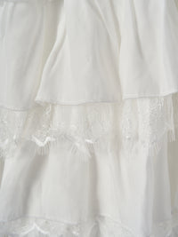 【予約】レースティアードスカート【発送予定日 4月上旬〜4月中旬】