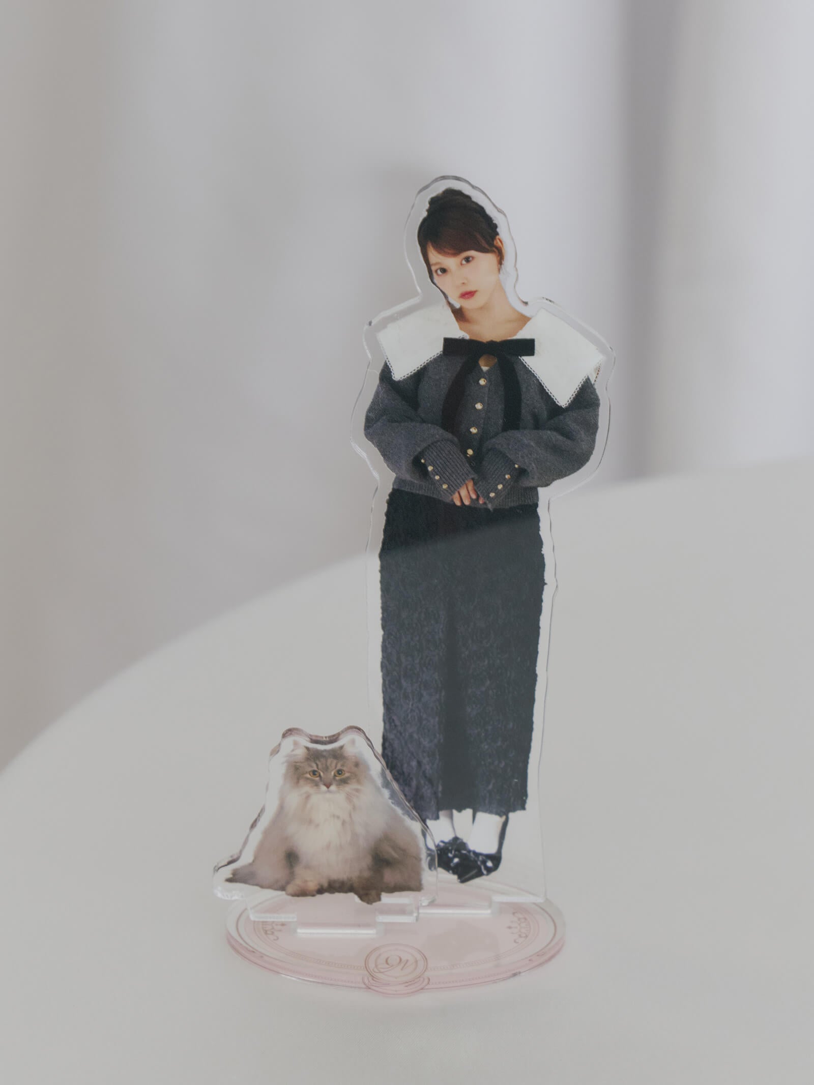 シャギーショートVネックニット