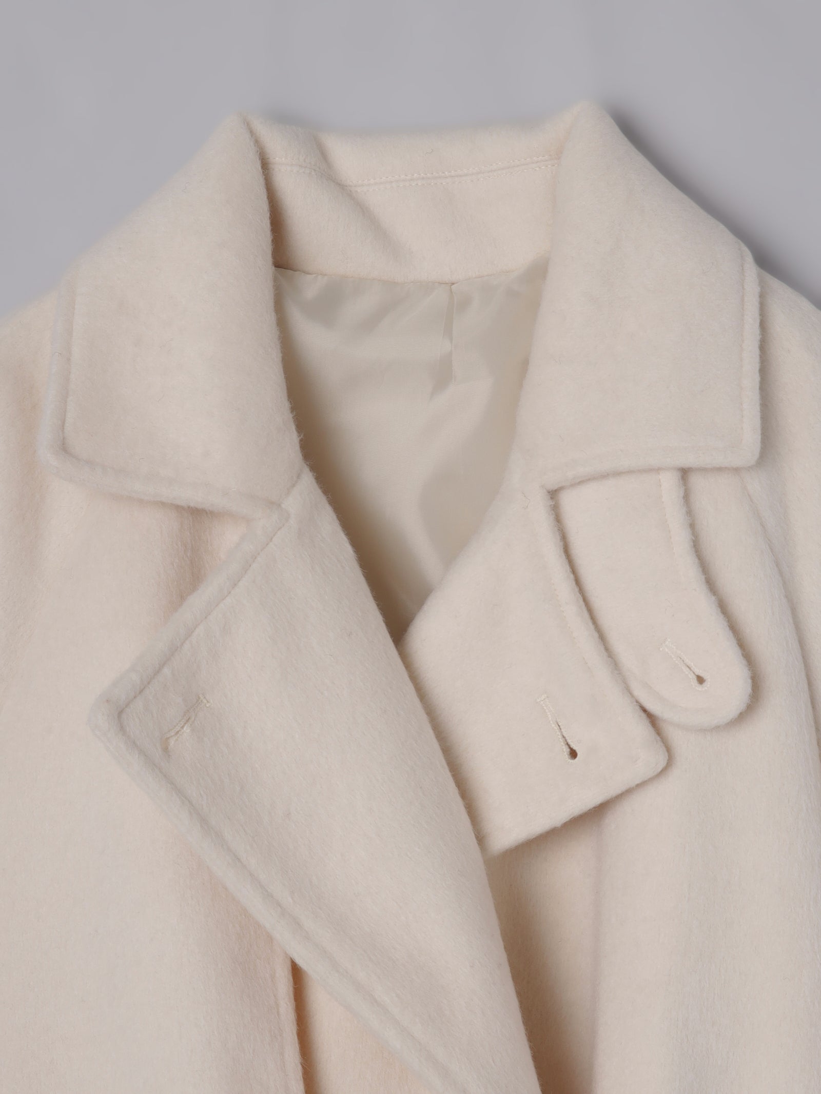 ダブルシャギーロングコート