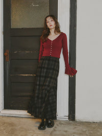 パールショート丈カーディガン