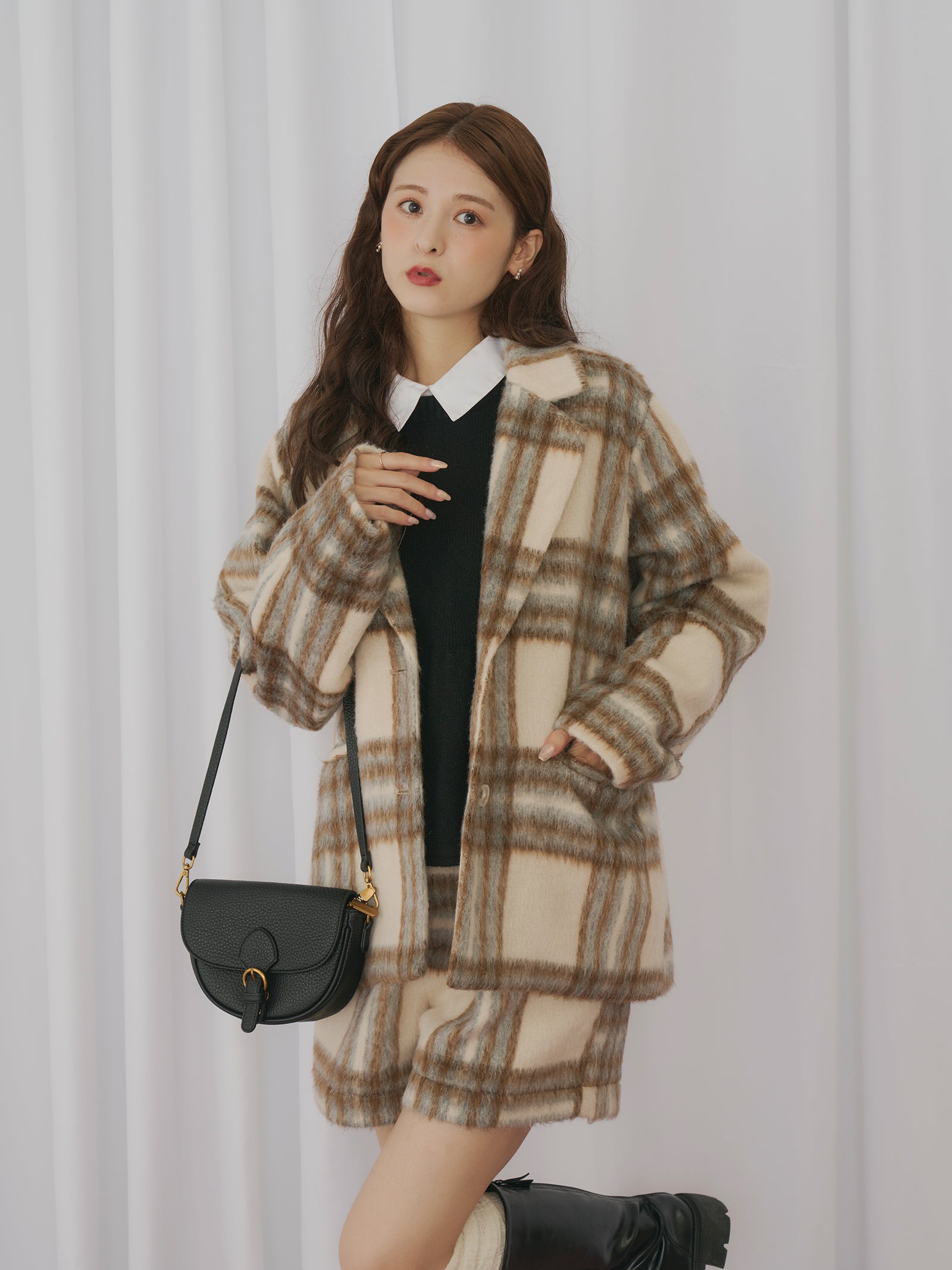 Olu. オルドット シャギーテーラードジャケット セットアップ販売 シャギーテーラードジャケット[セットアップ可能]