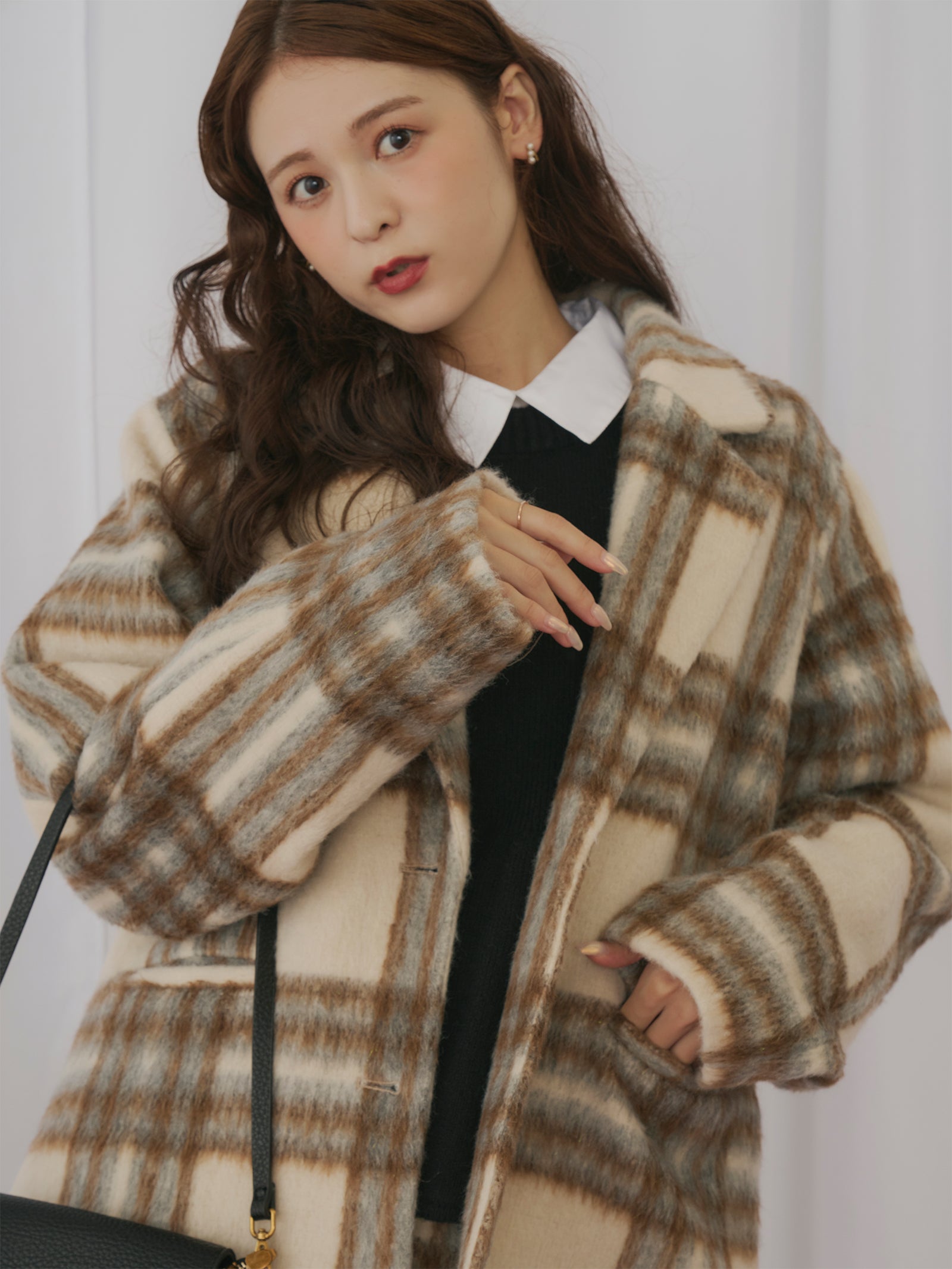 Olu. オルドット シャギーテーラードジャケット セットアップ販売 シャギーテーラードジャケット[セットアップ可能]