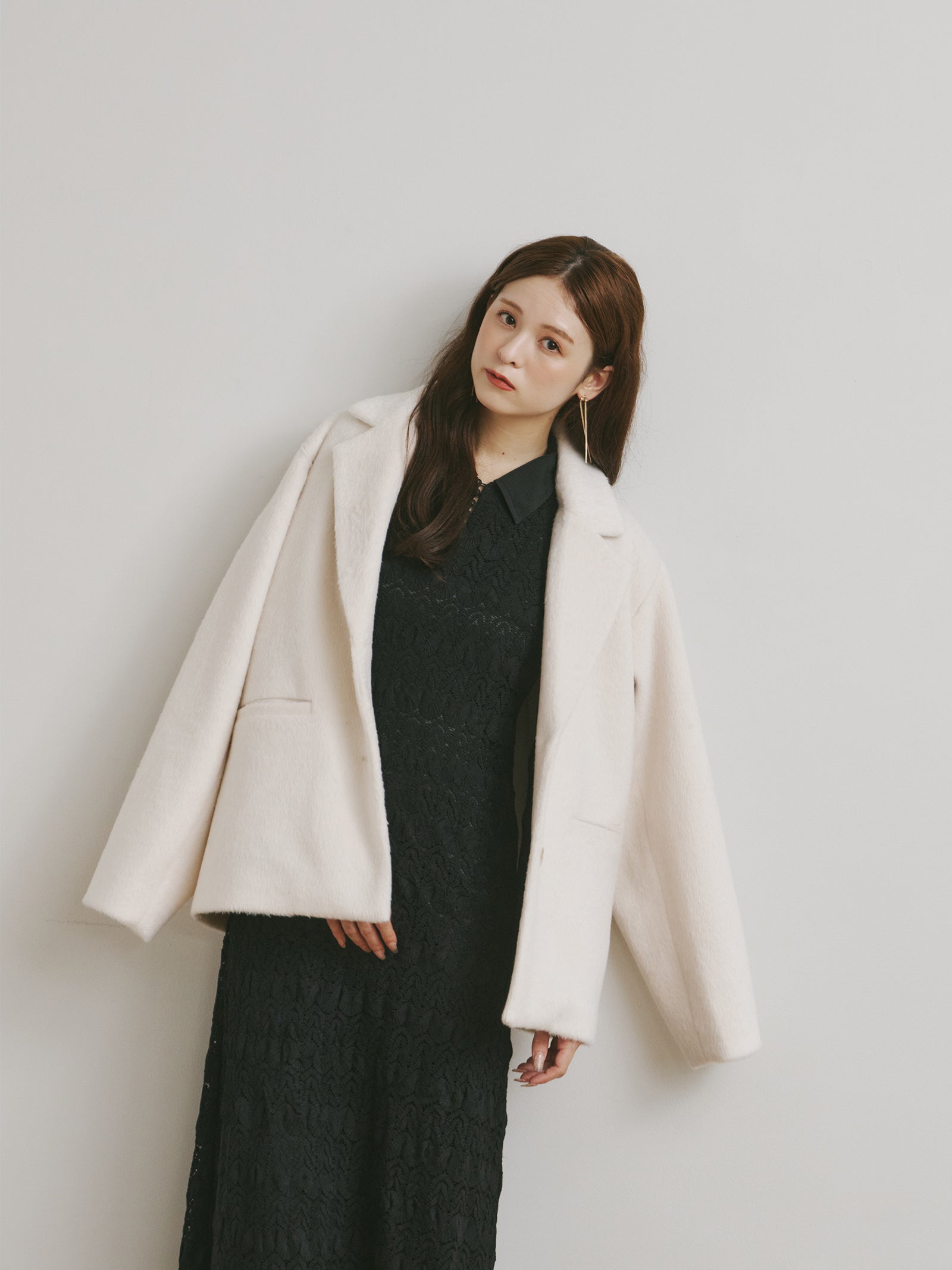 EPHEMERAL テーラードセットアップ シャギーテーラードジャケット[セットアップ可能]