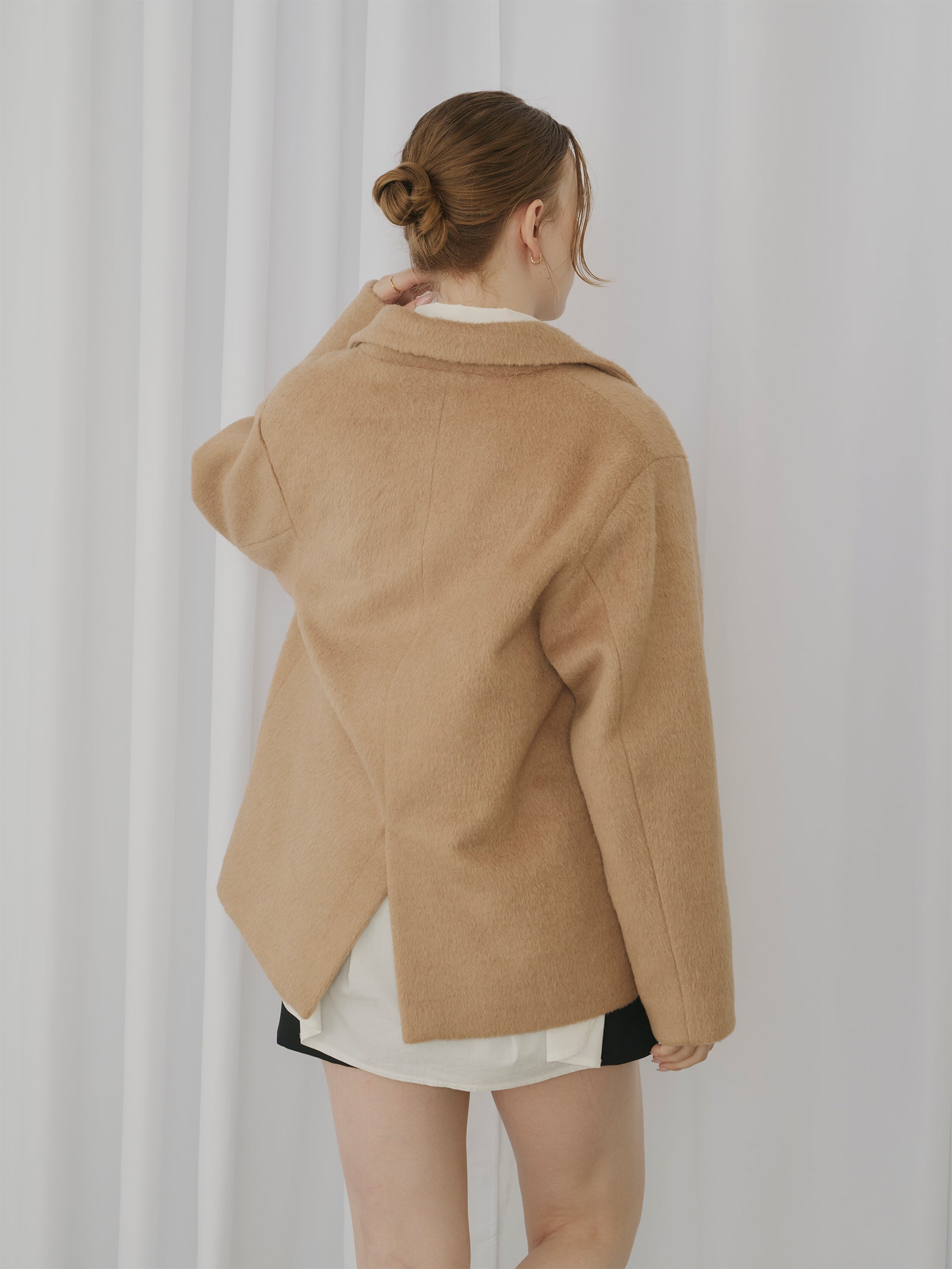 シャギーテーラードジャケット[セットアップ可能]