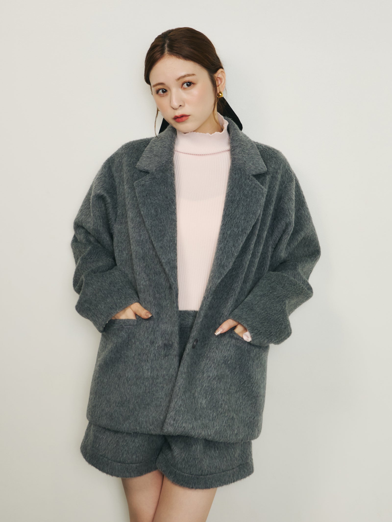 Olu. オルドット シャギーテーラードジャケット セットアップ販売 シャギーテーラードジャケット[セットアップ可能]