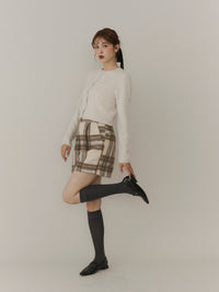 【予約】シャギータックショートパンツ[セットアップ可能]【発送予定日 10月上旬~10月中旬】