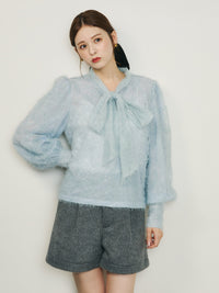 【予約】シャギータックショートパンツ[セットアップ可能]【発送予定日 10月上旬~10月中旬】