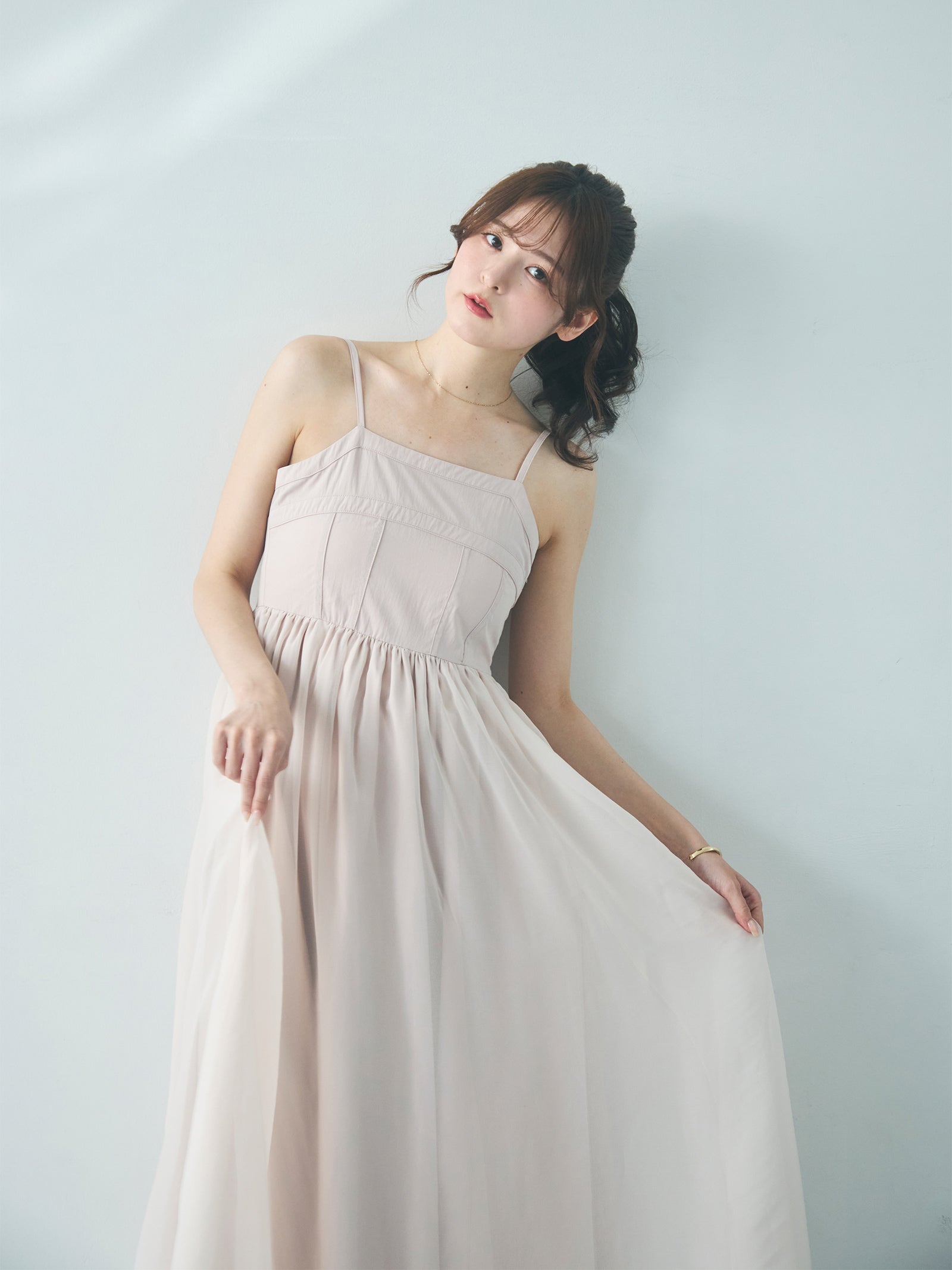 シフォンサーキュラーワンピース