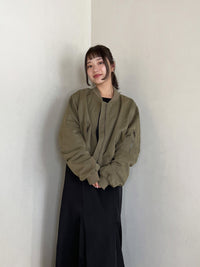 クシュクシュクロップドブルゾン