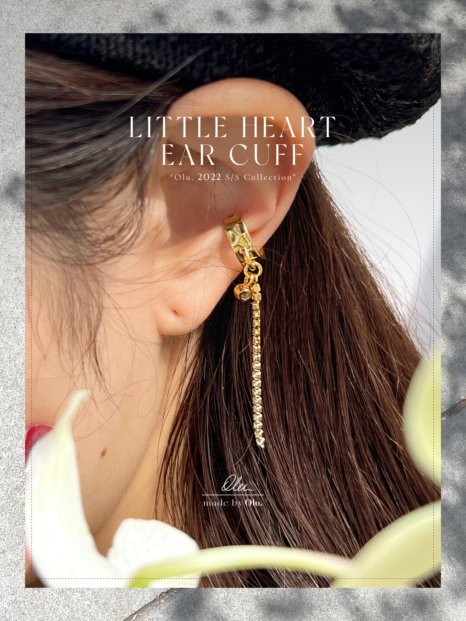 little heart ear cuff